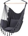 Outdoor Indoor Hanging  Chair Swing Jhula Camping Garden Load 100KG With 2 X Seat Cushions. 