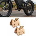 2 Pairs Durable Metal Bicycle Disc Brake Pads High-Performance Long-Lasting E-bike Brake Pads Easy To Install Lightweight Replacement Brake Pads for Ridstar Q20/ Q20mini/ Q20 Pro/ Mn26/ H20 Pro/ Dc26 Electric Bikes E-Bike Brake System Use. 