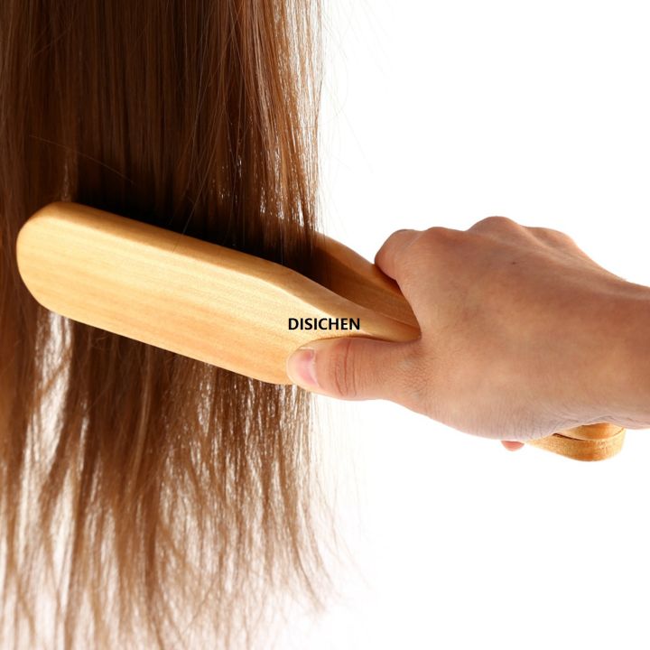 DISICHEN%201pcs%20Wooden%20Hairdressing%20Comb%20Double%20Brushes%20V%20Type%20Straight%20Hair%20Brush%20Anti-static%20Hair%20Straightener%20Tool%20Hairbrushes%20Profesional%20-%20Image%204