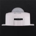 fasdaga 5X PIR Infrared Motion Sensor Detector DC5-24V Auto on Off Timer Switch LED Light Body PIR Motion Sensor Lamp(White). 