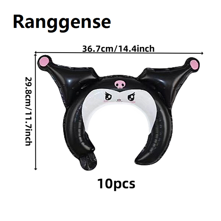 Ranggense%20Hot%20Selling%2010/20pcs%20Pudding%20Dog%20Kuromi%20KT%20Cat%20Melody%20Headwear%20Balloon,%20Wearing%20Birthday%20Party%20Decoration%20on%20the%20Head%20-%20Image%208