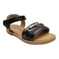 Black Color Sandals For Girls. 