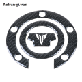 Ashunqiwen 【Innovative design】Mt-07 Mt-09 Mt-10 Motorcycle Fuel Tank Cap Decal Sticker For Yamaha Mt07 Mt09 Mt10 2014 2015 2016 2017 2018-2020 3d Carbon Look. 