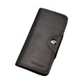 Waterproof Men's Long Wallet Portable Classic Snapper Credit Card Case Recreational Soft Frosted Leather Men Purses Male. 