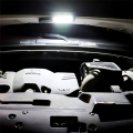 2PCS LED Flashlights Rechargeable Work Light with Magnetic Base and Hanging Hook Floodlight for Car Repair Lighting Easy Install Easy to Use. 