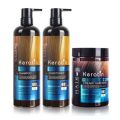 Keratin Set of Shampoo, Conditioner and Treatment Combo Pack (900ml+900ml+1000ml). 