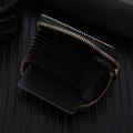PU material Women's wallet Stylish Zipper Fashionable  wallet Hand holding  Zero wallet for Daily use Party accessory Evening occasion Travel essential Gift option. 