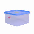 Bagmati Set Of 5 Square Plastic Container | Multipurpose Transparent Plastic Container With Air Tight Lid - 5 Pcs. 