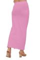 Traditional Full Elastic Saree Shapewear Petticoat Color Pink. 