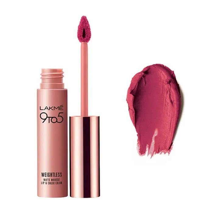 Lakme%209%20To%205%20Weightless%20Matte%20Lipstick%20-%20Plum%20Feather%20(9g)%20-%20Image%202