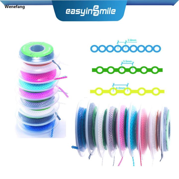 Wenefang%20Easyinsmile%20Dental%20Chain%20for%20Ortho%20Power%20Super%20Elastic%20High%20Quality%20Rubber%20Band%20Chain%20for%20Braces%2015Feet/Roll%20-%20Image%202