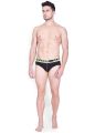 Lux Cozi Men's Cotton Brief Underwear (Pack of 3) (Color & Prints May Vary). 