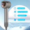Wenefang Professional Leafless Hair Dryer 110V/240V Negative Ionic Sales promotion Hair Dryer Hot/ Cold Blow Dryer Hairdryer Home Appliance. 