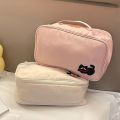 Practical Cartoon Underwear Storage Bag Handheld Large Capacity Underwear Packing Cube with Zipper Breathable Socks Bra Organizer for Home. 