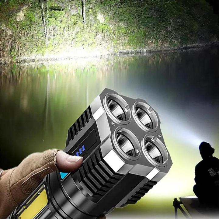 Original%20Strong%20Light%20Flashlight%20Camping%20Torch%20Rechargeable%20Multifunctional%20Portable%20Hand%20Lantern%20with%204%20Lamp%20Beads%20and%20COB%20Side%20Light%20-%20Image%203