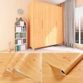 Oil Proof Wall Stickers Wallpaper Wood Grain 150cm Roll For DIY Self Adhesive Vinyl Door, Office, Wooden Furniture, Shelf Liner, Almirah, Table Top, Cabinets Brown Decoration. 