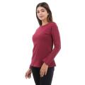 Creative Touch Thick Cotton Full Sleeve T-Shirt For Women WTP4727. 