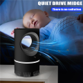 USB LED Mosquito Lamp UV Electric Anti Mosquito Repellent Mosquito Trap Insect Pest Tool for Home Black. 