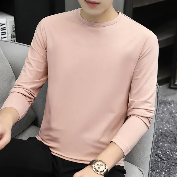 modal%20cotton%20white%20long%20sleeve%20t-shirt%20men's%20spring%20and%20autumn%20new%20underwear%20top%20solid%20color%20base%20shirt%20sweatshirt%20autumn%20coat%20-%20Image%209