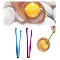 Durable Kitchen Tools Egg Chalaza Removal Tool Buffet Clamp Stainless Steel Egg Chalaza Extraction Cooking Salad Serving Eggshell Fragment Removal Tong for Kitchen. 