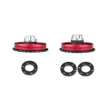 10Pcs Carbon Fiber Wheel Hex Hub Extension Adapter Offset Spacer 3mm Thickness Fit for 1.9inch 2.2inch Wheel Rim Hub. 