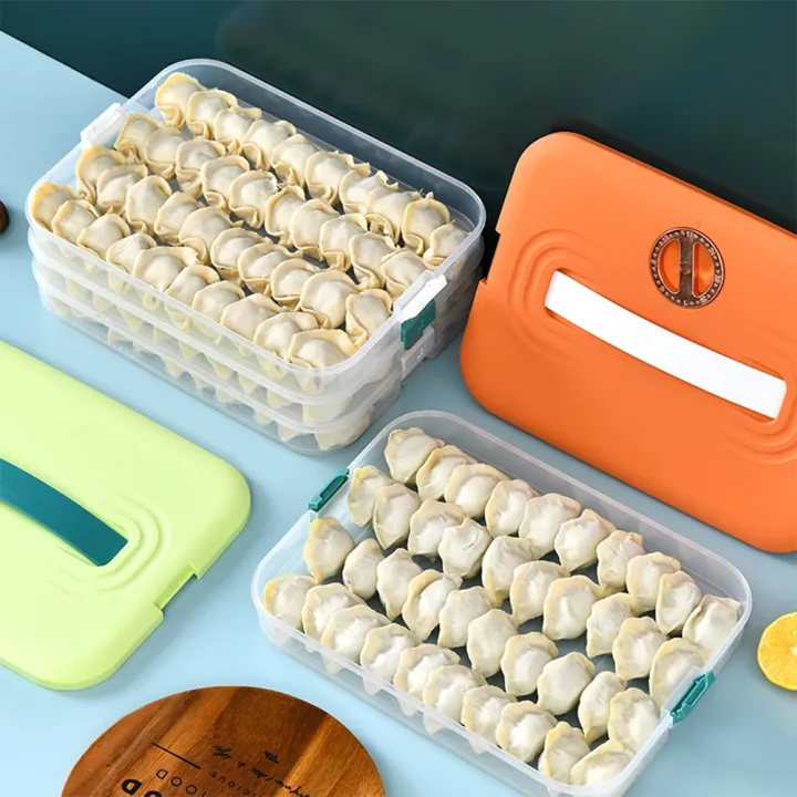 Dumplings Box Storage Box Refrigerator Dumpling Freezing Multi-Layer ...