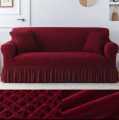 Global 2 + 2 + 1 Stretchable Sofa Elastic Cover With Free Foam Sticks. 