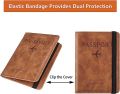 Passport Case with RFID Blocking, PU Leather Travel Document Holder for Men & Women Travel Accessories. 
