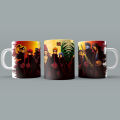 Naruto Anime Akatsuki Group Uchiha Itachi Obito Pain Nagato Design Printed Mug Cup For Collection Decoration Gift. 