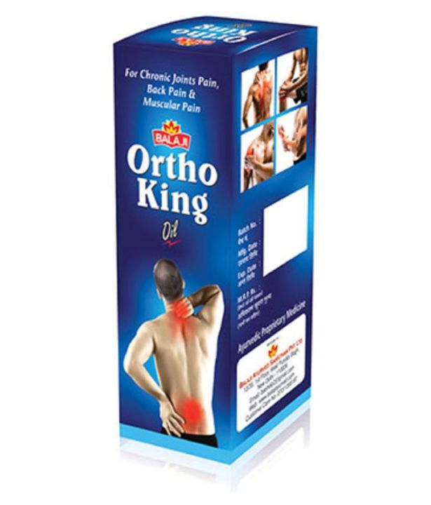 Balaji Ortho King Oil 100 Ml For Chronic Joints Pain, Back Pain & Muscular Pain
