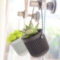 Double-layer Hanging Plant Holder Lazy Water Plastic Basket Wall Flower Pot Mystic. 