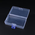 Dustproof Durable Clear Jewelry Storage Case Container Mini Plastic Box Rectangular Box Translucent Box Packing Box Storage Box Junna. 
