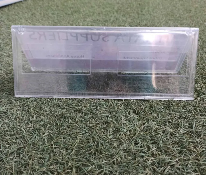 Triangular%20Plastic%20Name%20Plate/%20Executive%20Name%20Plate/%20Seminar/%20Meeting%20Participant%20Name%20Holder,%20%20Name%20Plates%20(%20PY-034%20Transparent%20PVC)%20By%20Mitrata)%20-%20Image%203