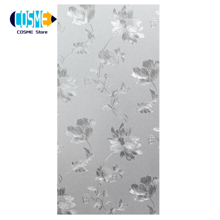 Electrostatic Decorative Window Film PVC Reduce Annoying Static Window Cling for Bathroom