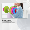 Children's Dumbbell Toy Sensory Training Equipment Children's Weightlifter Barbell Toy Set Dumbbell Toy Set. 