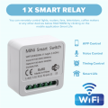NCANRUI Mini Smart WiFi Relay Switch, DIY Timer Light Switch Module Smart Life/Tuya Application, Wireless Remote Control. 