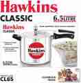 Hawkins Classic Pressure Cooker (CL65) 6.5 L Capacity (Aluminium). 