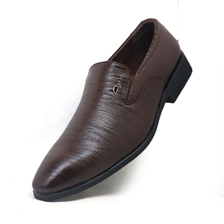 Formal Shoes for Men Wrinkle Free Leather Shoes Slip On Shoes Daraz