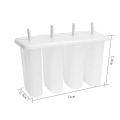 Summer 4-Link Ice Cream Molds DIY Reusable Homemade Popsicles Mold Tools Household Gadgets with Cover Ice Cream Tools. 