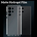 Back 3D Hydrogel film for Samsung Galaxy S24 Ultra 5G - Matte Back & Sides Unbreakable Screen Protector Hydrogel Membrane. 