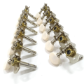 ZOROOM 3X 12 Strings Acoustic Guitar Tuning Pegs Chrome Plated Machine Heads 6L 6R Acoustic Guitar Instruments Accessory Part. 