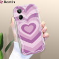 Jizetin for Realme 10 Back Cover Colorful Love Cream Wavy Edge Soft Silicone Phone Case. 