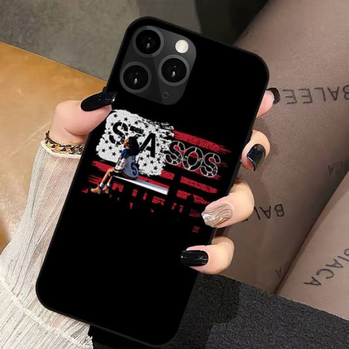 Singer%20SZA%20SOS%20Phone%20Case%20For%20iPhone%2011%2012%20Mini%2013%2014%20PRO%20XS%20MAX%20X%20XR%206%207%208%20Plus%20Shell%20-%20Image%205