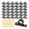 50 Pack Plastic Suspension Pipe Clamps Pipe Clamps Pex Clamps Easy to Install, No Soldering or Glue Required for Pex, Copper, Cpvc Pipe. 