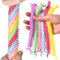 5Pcs Fidget Worm Noodle Stretch String Kawaii Unicorn Party Favors For Kids Autism Sensory Toys Juguetes Antiestrés Para Niños. 