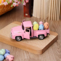 Easter Truck Vintage Truck Farmhouse Truck with Eggs Metal Antique Truck Decor Vintage Farmhouse Truck Spring Handmade Easter Decorations. 