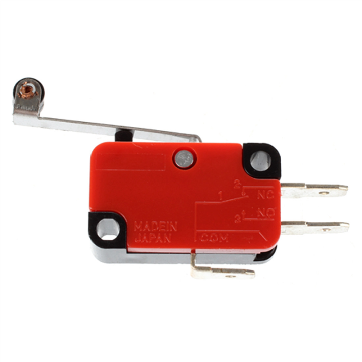 ARELENE%203X%20Mini%20Limit%20Switch%20Long%20Hinge%20Roller%20Lever%20Arm%20SPDT%20Snap%20Action%20LOT%20-%20Red%20and%20Black%20-%20Image%203
