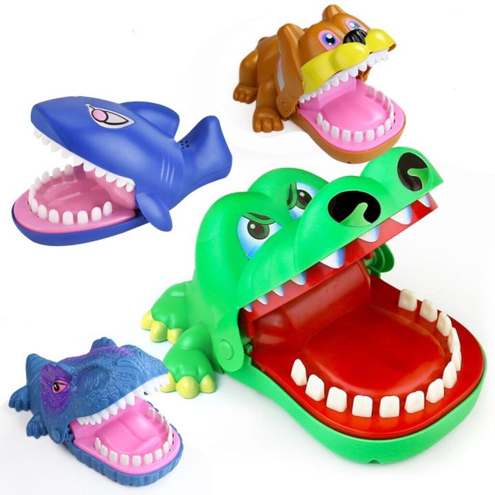 Hand Biting Crocodile Scary Toy Trick Decompression Alligator Game Children's Dinosaur Bite Finger Toy