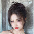 Elastic hair ring Chignon hair bun Trendy Easy-to-use design Natural colors Wig extensions Female hair accessory High-quality materials False hair pieces for Daily hairstyle Party or special occasion. 