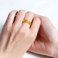 New 2025 Women Lucky Charm Ring Money Catcher Coin Stainless Charm Finger Ring Feng Shui Mantra Rings. 